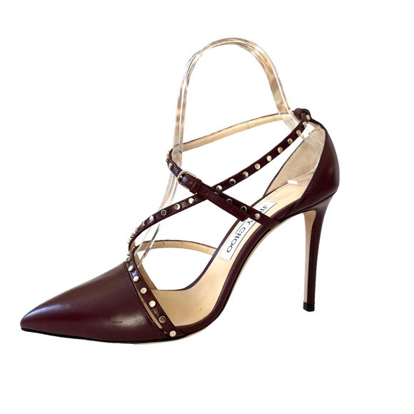 Jimmy Choo Shoes - Jimmy Choo Burgundy High Heels